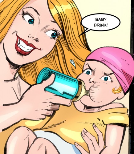 Alyssa the Witch Little Sister Age Regression Comic