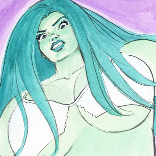 Giantess comics by Bojay