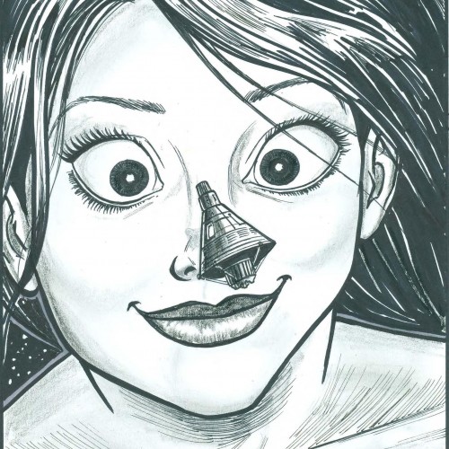 Mega-Giantess Comic Bikini Bomb Blast