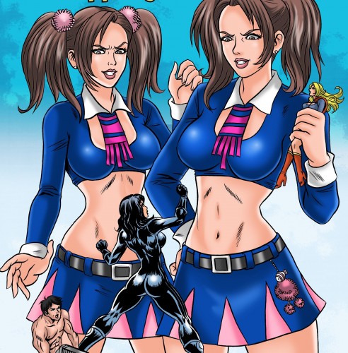 Roppongi Twins, a giantess comic by DreamTales