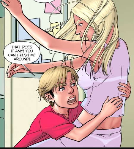 Yard Work, a giantess comic by DreamTales